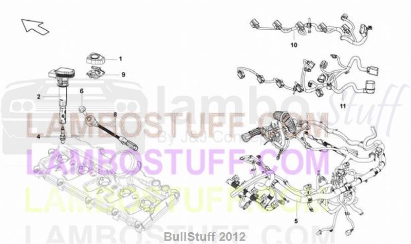 2012 Lamborghini GALLARDO BLANCPAIN - STS JAPAN SYSTEM IGNITION (905.02.00)